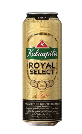 фото пиво Kalnapilis Royal Select 24&nbsp;шт. 0,568 л