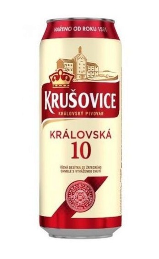 фото пиво Krusovice Kralovska 10 24&nbsp;шт. 0,5 л