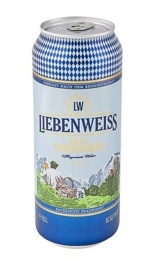 фото пиво Liebenweiss Hefe Weissbier 24&nbsp;шт. 0,5 л