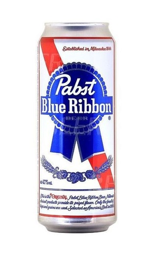 фото пиво Pabst Blue Ribbon 24&nbsp;шт. 0,5 л
