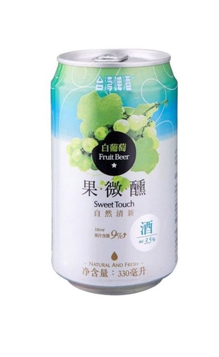 фото пиво Taiwan Beer Sweet Touch White Grape 24&nbsp;шт. 0,33 л