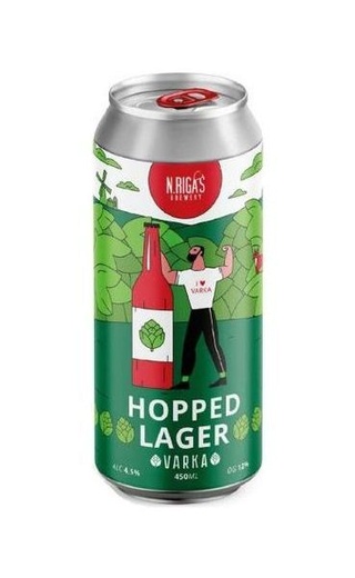 фото пиво Varka Hopped Lager 20&nbsp;шт. 0,45 л