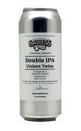 Пиво Салденс Дабл ИПА Вайолент Твинс 20 шт. 0,5 л