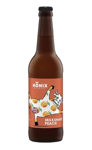 фото пиво Konix Milk Shake Peach 0,5 л