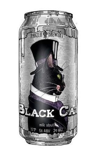 фото пиво Panzer Black Cat 0,5 л