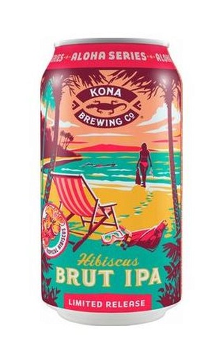 фото пиво Kona Hibiscus Brut IPA 24&nbsp;шт. 0,355 л