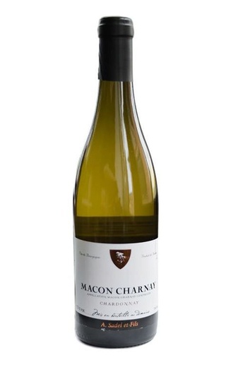 Фамий Садель Макон Шарней Шардонне 2017 0.75 л фото вино Famille Sadel Macon Charnay Chardonnay 2017 0,75 л