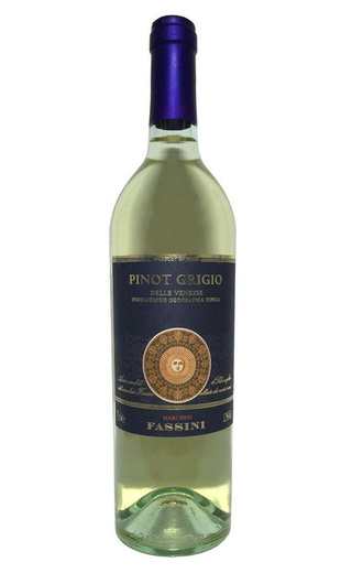 Фассини Пино Гриджио терре Сицилиане 0.75 л фото вино Fassini Pinot Grigio terre Siciliane 0,75 л