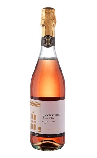 Порта Сопрана Ламбруско Розовое Полусладкое 0.75 л фото игристое вино Porta Soprana Lambrusco Emilia IGP Rosato Amabile 0,75 л