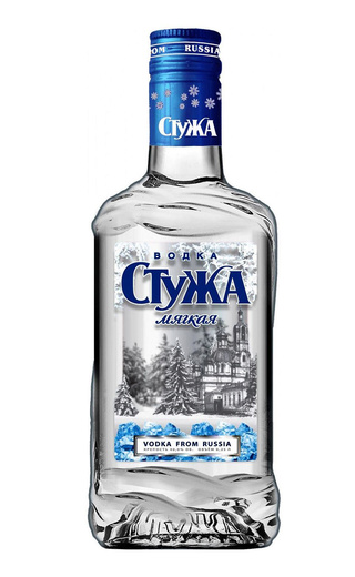 Стужа Мягкая 12 шт. 0.25 л фото водка Stuza Soft 0,25 л