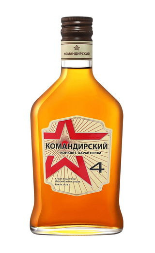 фото коньяк Komandirskiy 4 Years Old 0,25 л