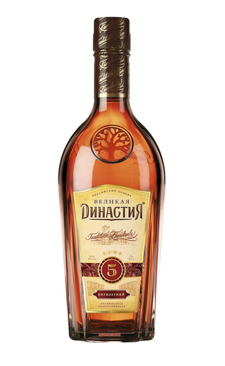 Коньяк Великая Династия 5 лет 0,5 л