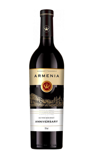 Армения Юбилейный Выпуск Красное Полусладкое 0.75 л фото вино Armenia Anniversary Edition Red Semi Sweet 0,75 л