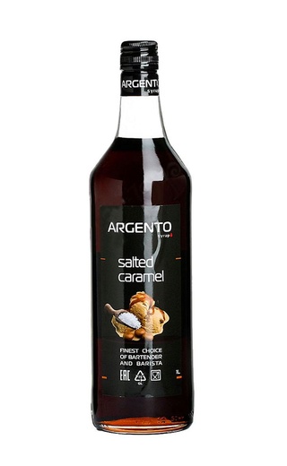 Ардженто Соленая карамель 1 л фото сироп Argento Salted Caramel 1 л