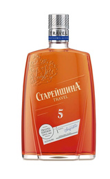 Коньяк Старейшина 5 лет Трэвел фляга 0,25 л
