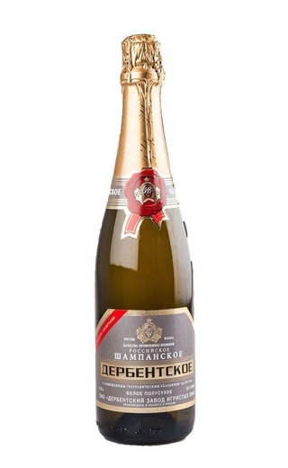 Игристое вино Дербентское Белое Полусухое 0,75 л
