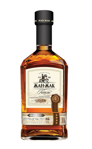 Жан-Жак Франс 4 года 0.5 л фото коньяк Jean-Jack France 4 Stars 0,5 л