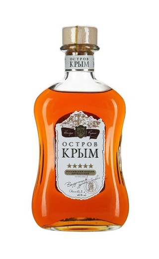 Остров Крым 5 лет 0.5 л фото коньяк Ostrov Krim 5 Years Old 0,5 л