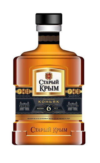 Старый Крым КВ 6 лет 0.5 л фото коньяк Staryi Krym KV 6 Years Old 0,5 л