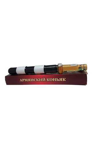 Шахназарян 5 лет Жезл 0.35 л фото коньяк Armenian Cognac 5 Stars gift box Baton 0,35 л