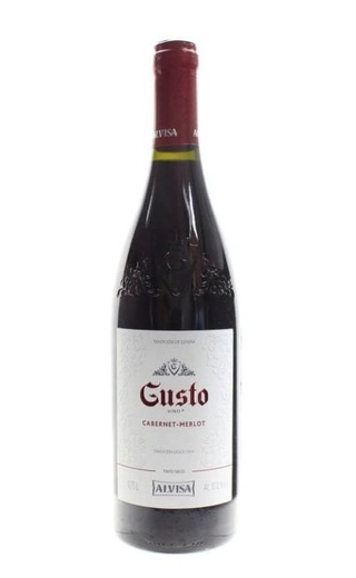 Густо Вино Каберне Мерло Сухое 0.75 л фото вино Gusto Vino Cabernet-Merlot Dry 0,75 л