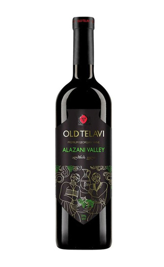 Олд Телави Алазанская Долина Белое 0.75 л фото вино Old Telavi Alazani Valley White Semi-Sweet 0,75 л