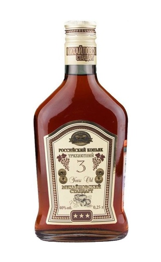 Михайловский Стандарт 3 года 0.25 л фото коньяк Mihajlovskij Standart 3 Years Old 0,25 л