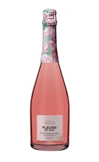 Шато Тамань Флерс дю Сюд Розовое Полусухое 0.75 л фото игристое вино Chateau Tamagne Fleurs du Sud Rose Demi Sec 0,75 л