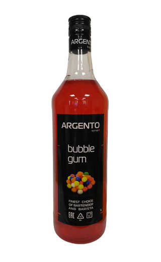 Ардженто Баббл Гам 1 л фото сироп Argento Bubble Gum 1 л