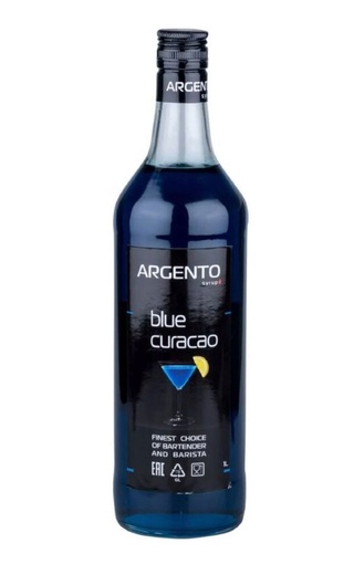 Ардженто Блю Кюрасао 1 л фото сироп Argento Blue Curacao 1 л