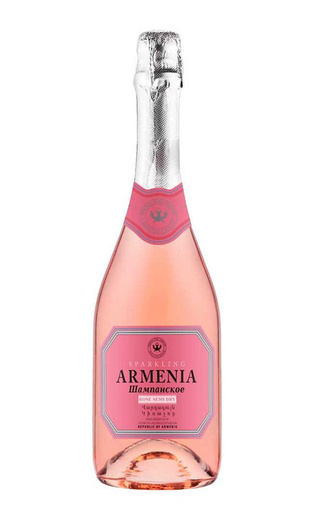 фото игристое вино Armenia Rose Semi Dry 0,75 л