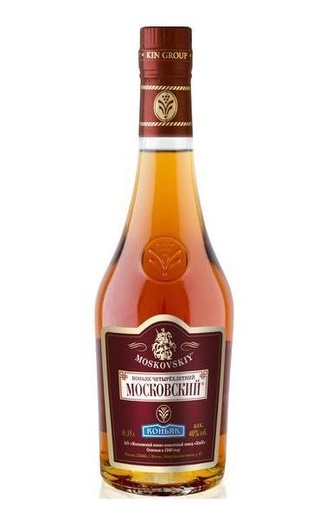 фото коньяк Moskovskij 4 Years Old 0,35 л
