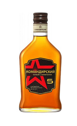Коньяк Командирский 5 лет 0,25 л