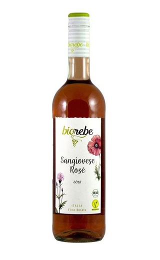 Биоребе Санджовезе Розе 2018 0.75 л фото вино Biorebe Sangiovese Rose 2018 0,75 л