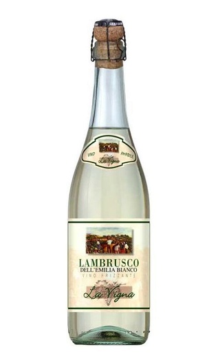 Ла Винья Ламбруско Эмилия Бьянко 0.75 л фото игристое вино La Vigna Lambrusco Dell'Emilia Bianco 0,75 л