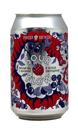 Пиво Панзер Кислое Течение Малина&Черная Смородина 12 шт. 0,33 л