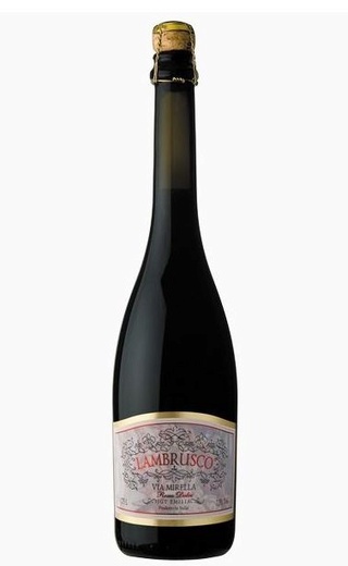Виа Мирелла Ламбруско Россо 0.75 л фото игристое вино Via Mirella Lambrusco Rosso 0,75 л