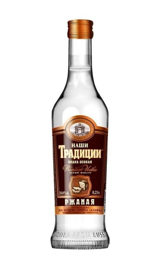 Наши Традиции Ржаная 0.25 л фото водка Nashi Tradicii Rzhanaya 0,25 л