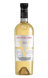 Вино Вилла Крым Авторская Коллекция Шардоне Совиньон 2019 0,75 л