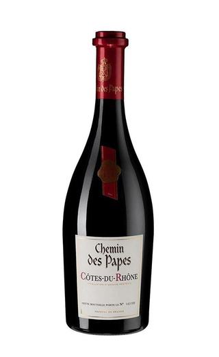 Вино Chemin des Papes Cotes du Rhone Rouge 2018 0,75 л