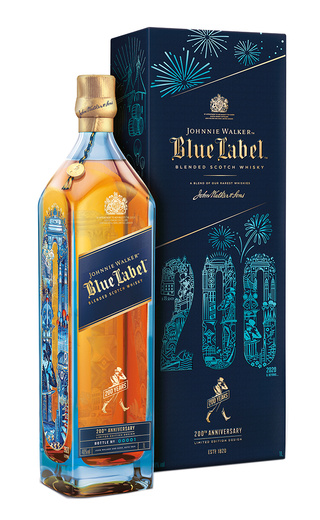 Джонни Уокер Блю Лейбл 200 лет Анниверсари 0.7 л фото виски Johnnie Walker Blue Label 200 Years Anniversary 0,7 л