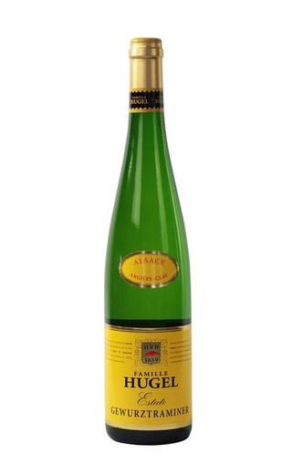 Хюгель Гевюрцтраминер Истейт Эльзас 2016 0.75 л фото вино Hugel et Fils S.A. Gewurztraminer Estate Alsace 2016 0,75 л