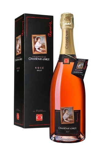Шассене д'Арс Ренуар Розе Брют 1.5 л фото шампанское Chassenay d'Arce Renoir Rose Brut 1,5 л