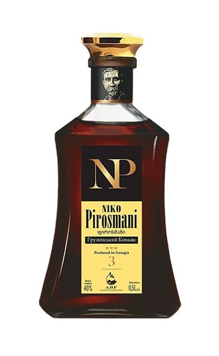 Нико Пиросмани 3 года 0.5 л фото коньяк Niko Pirosmani 3 Stars 0,5 л