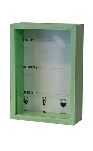 Копилка для винных пробок настольная Эксперт Салатовая