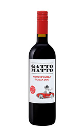 Вино Villa degli Olmi Gatto Matto Nero d'Avola Sicilia 2019 0,75 л