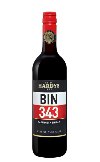 фото вино Hardys Bin 343 Cabernet-Shiraz 2019 0,75 л