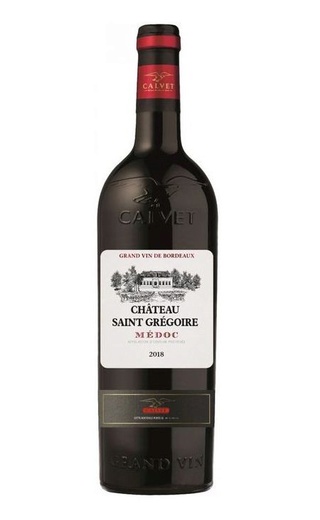 фото вино Calvet Chateau Saint Gregoire Medoc 2018 0,75 л