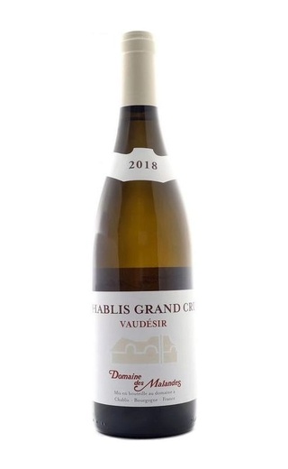 Домен де Маланде Шабли Гран Крю Водезир 2018 0.75 л фото вино Domaine des Malandes Chablis Grand Cru Vaudesir 2018 0,75 л