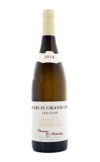 Домен де Маланде Шабли Гран Крю Ле Кло 2018 0.75 л фото вино Domaine des Malandes Chablis Grand Cru Les Clos 2018 0,75 л